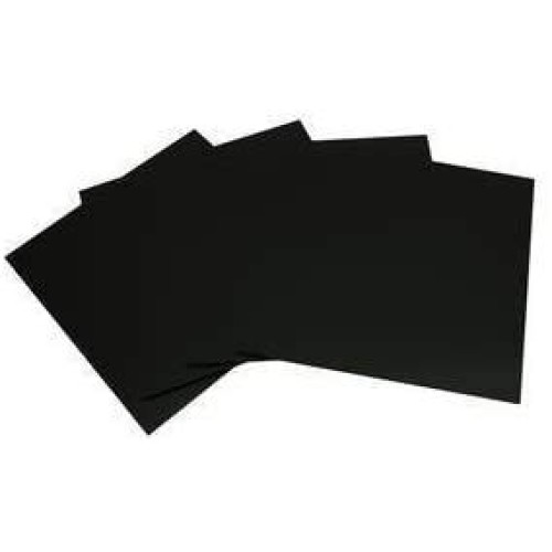 System 96 Black Fusible Glass Pack 4 Sheets - COE 96 by Binari Gla...