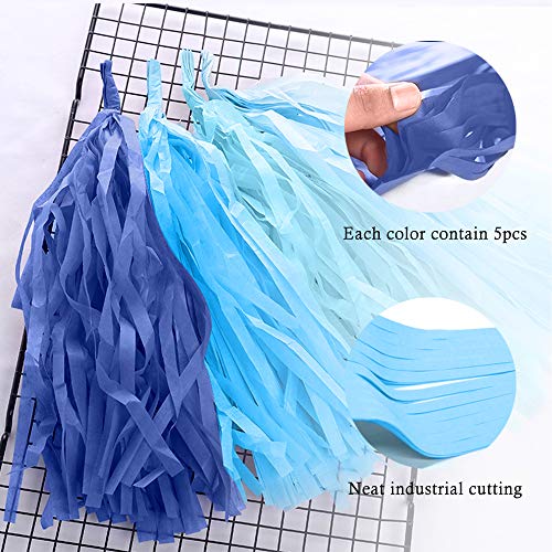 Bining 9.8in Tissue Paper Tassel DIY Hanging paper decorations Par...