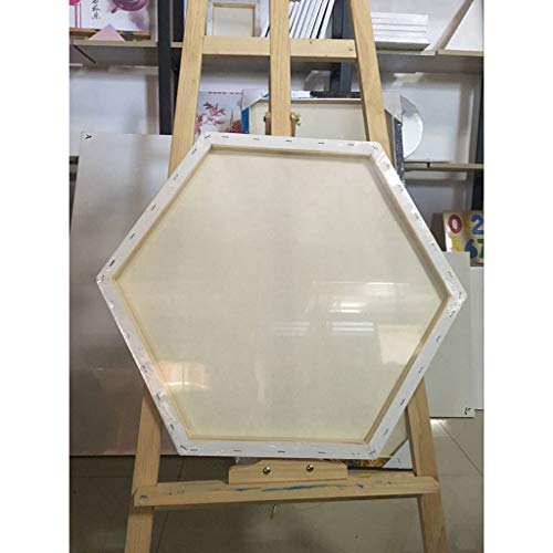 Binory Acid Free Oil Painting Canvas Hexagon Panel Boards for Pain...