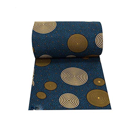African Fabric 100% Cotton Ankara Print Fabric 6 Yards for Party D...