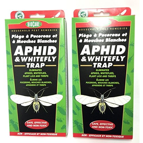 2 Pack - BioCare Household Pest Remedies APHID & WHITEFLY TRAP - S...