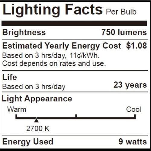 Bioluz LED 60 Watt Light Bulb, LED Light Bulbs 60 Watt Replacement...