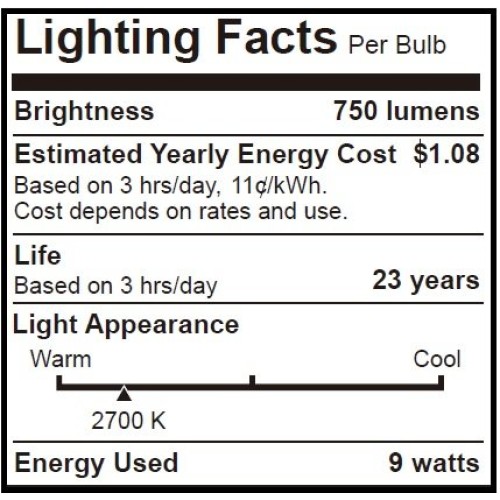 Bioluz LED 60 Watt Light Bulb, LED Light Bulbs 60 Watt Replacement...