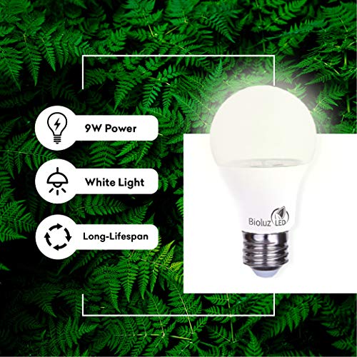 Bioluz LED Full Spectrum Grow Light Bulbs for Indoor Plants A19 LE...