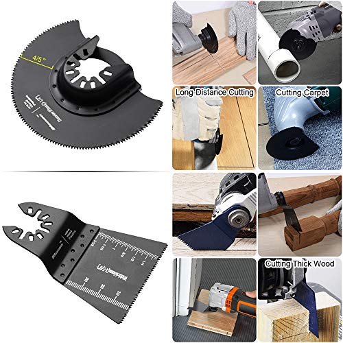 Bionso 31 PCS Oscillating Saw Blades, Premium Multitool Blades Kit...