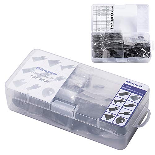 Bionso 31 PCS Oscillating Saw Blades, Premium Multitool Blades Kit...