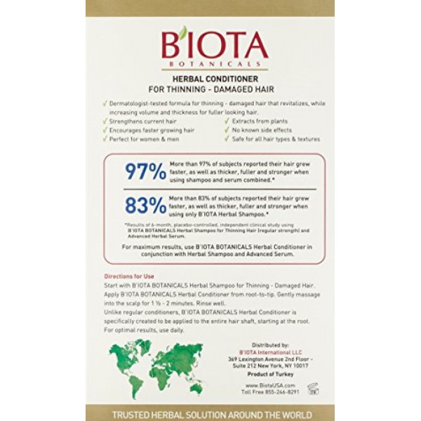 Biota botanicals advanced herbal care conditioner