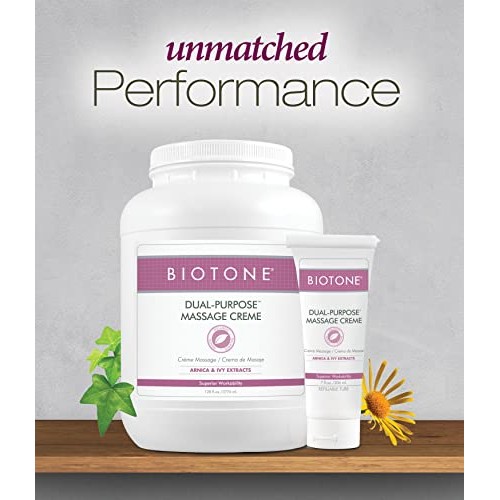 BIOTONE Dual-Purpose Massage Crème with Arnica and Ivy Extracts, P...