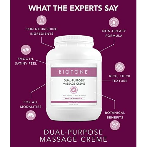 BIOTONE Dual-Purpose Massage Crème with Arnica and Ivy Extracts, P...