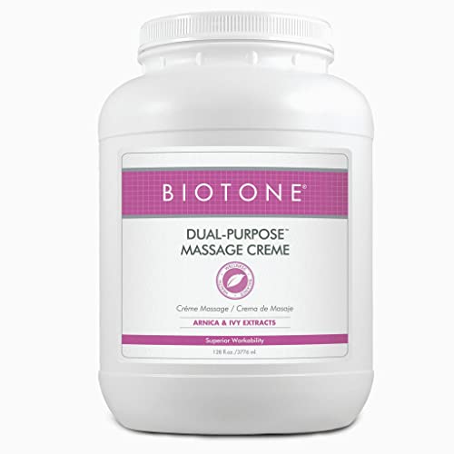 BIOTONE Dual-Purpose Massage Crème with Arnica and Ivy Extracts, P...