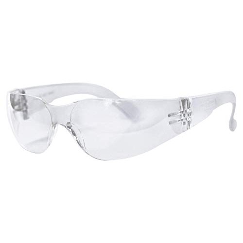 BISON LIFE Safety Glasses, One Size, Clear Protective Polycarbonat...