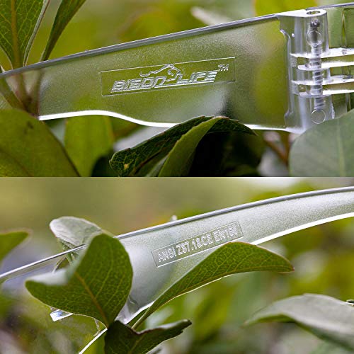 BISON LIFE Safety Glasses, One Size, Clear Protective Polycarbonat...