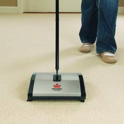 Bissell Natural Sweep Carpet and Floor Sweeper with Dual Rotating ...