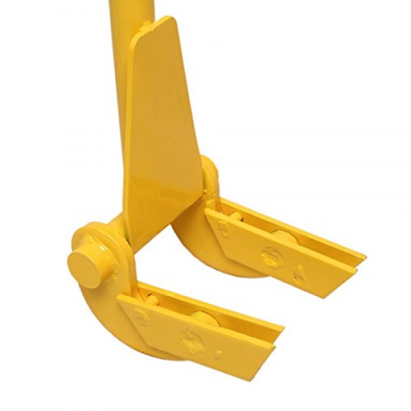 BISupply Pallet Buster Tool in Yellow with 41in Long Handle – Deck...