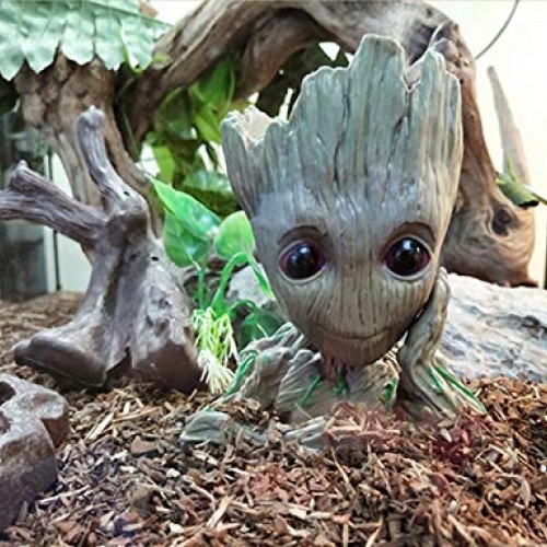 BITA 1PC Flower Pot Baby Groot Flowerpot Planter Action Figures Tr...
