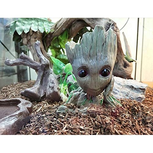 BITA 1PC Flower Pot Baby Groot Flowerpot Planter Action Figures Tr...