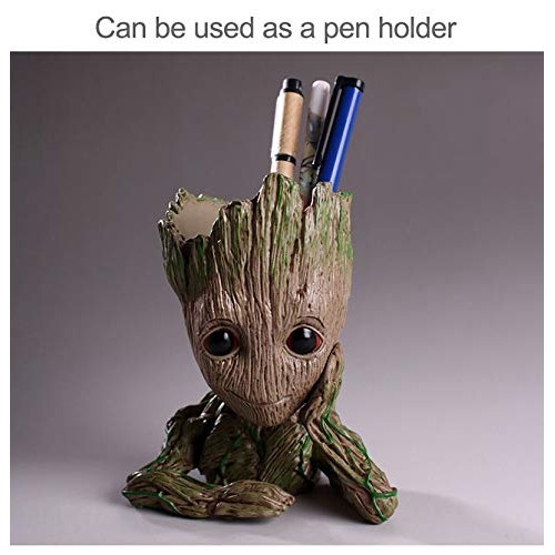 BITA 1PC Flower Pot Baby Groot Flowerpot Planter Action Figures Tr...