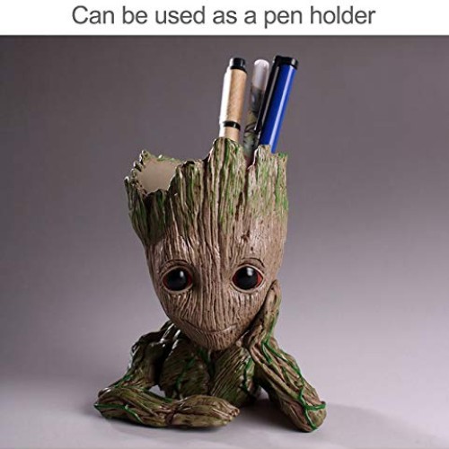 BITA 1PC Flower Pot Baby Groot Flowerpot Planter Action Figures Tr...