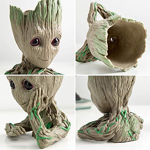 BITA 1PC Flower Pot Baby Groot Flowerpot Planter Action Figures Tr...
