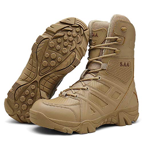 Bitiger Mens Tactical Service Tie Hunting Boots Increase Casual S...