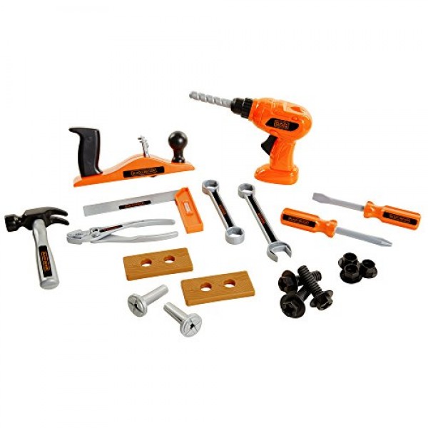 Black and Decker Junior Ready-to-Build Work Bench with 53 Tool and