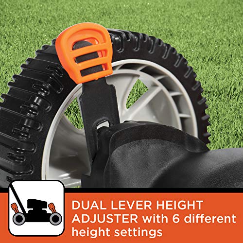 BLACK+DECKER 140cc OHV 21-Inch 2-in-1 Walk-Behind Push Gas Powered...