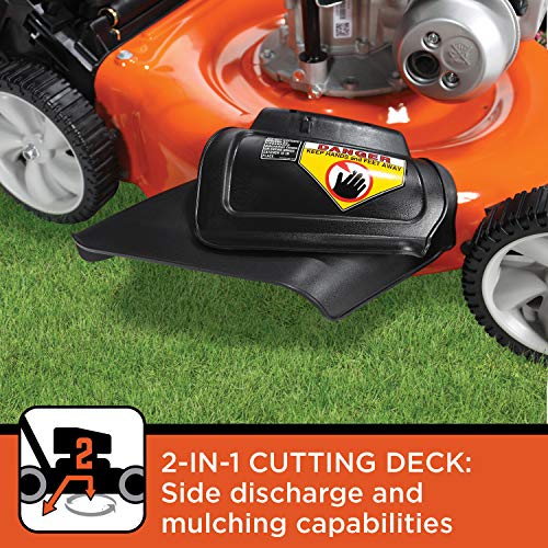BLACK+DECKER 140cc OHV 21-Inch 2-in-1 Walk-Behind Push Gas Powered...