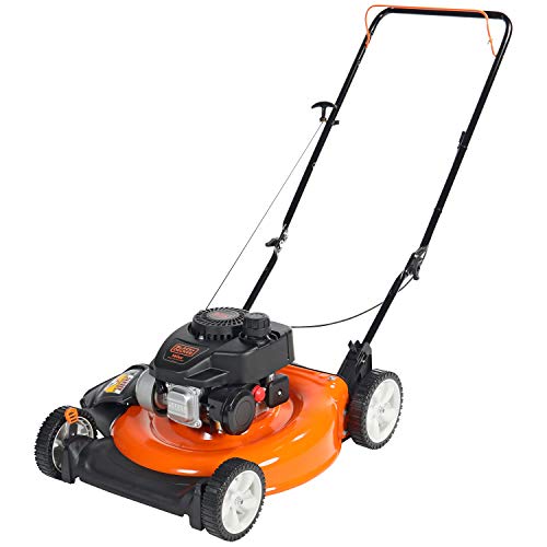 BLACK+DECKER 140cc OHV 21-Inch 2-in-1 Walk-Behind Push Gas Powered...