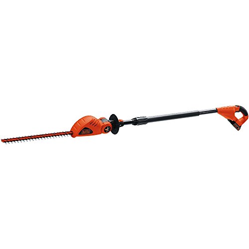 BLACK+DECKER 20V MAX Cordless Pole Hedge Trimmer, 18-Inch LPHT120