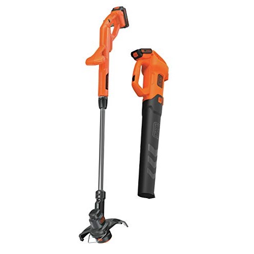 BLACK+DECKER 20V MAX Leaf Blower and String Trimmer Combo Kit BCK...