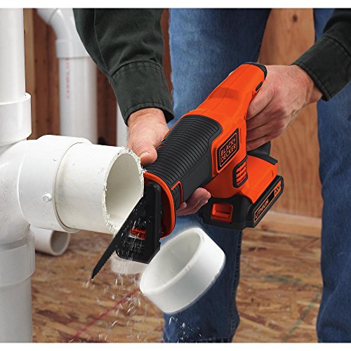 BLACK+DECKER BDCR20C 20V MAX Reciprocating Saw with Battery and Ch...