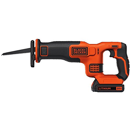 BLACK+DECKER BDCR20C 20V MAX Reciprocating Saw with Battery and Ch...