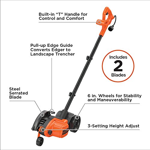 BLACK+DECKER Edger and Trencher, 7.5-in, 12 Amp LE760