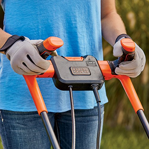 BLACK+DECKER Electric Lawn Mower, 12-Amp, 17-Inch BEMW482BH