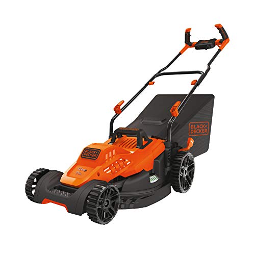 BLACK+DECKER Electric Lawn Mower, 12-Amp, 17-Inch BEMW482BH