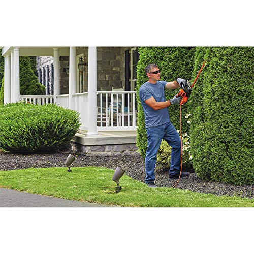 BLACK+DECKER Hedge Trimmer with Saw, 20-Inch BEHTS300