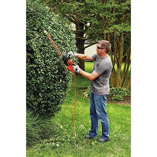 BLACK+DECKER Hedge Trimmer with Saw, 20-Inch BEHTS300