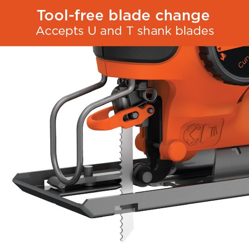 BLACK+DECKER Jig Saw, Smart Select, 5.0-Amp BDEJS600C