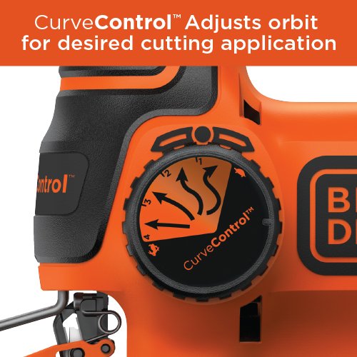 BLACK+DECKER Jig Saw, Smart Select, 5.0-Amp BDEJS600C