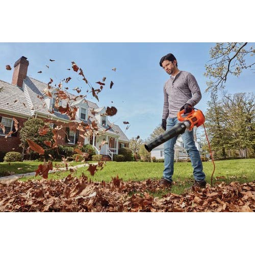 BLACK+DECKER Leaf Blower, Axial, 9-Amp BEBL750