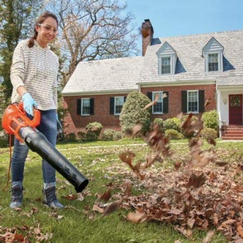 BLACK+DECKER Leaf Blower, Axial, 9-Amp BEBL750