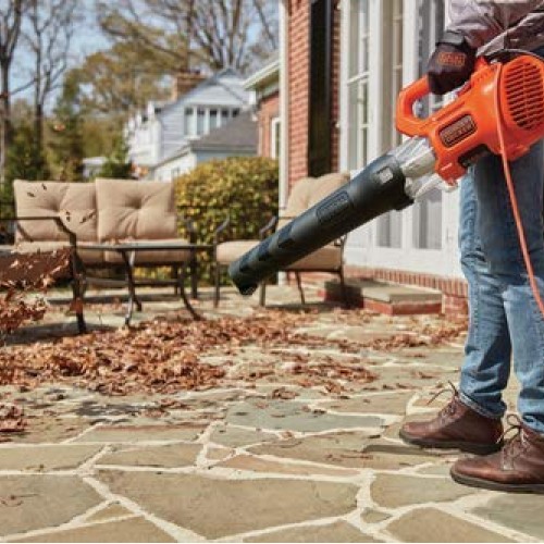 BLACK+DECKER Leaf Blower, Axial, 9-Amp BEBL750