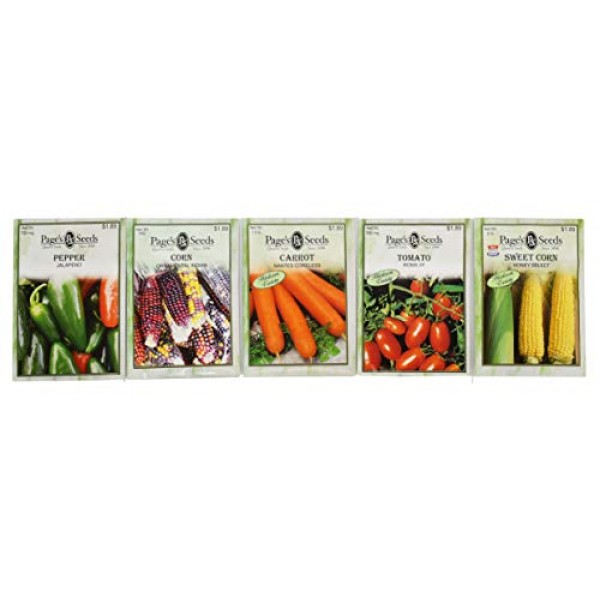 Premium 30 Variety Vegetable Seeds! All Seeds are Heirloom, 100% N...