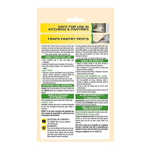 Black Flag HG-11038 Pantry Pest, Disposable Insect Trap, 2-Count
