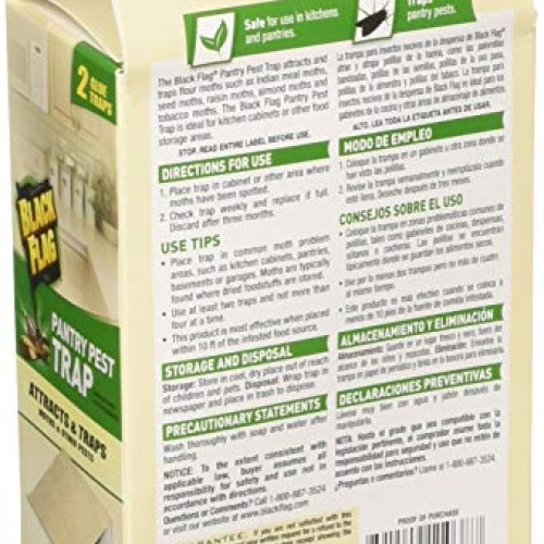 Black Flag Pantry Pest Traps - 8 Total4 Packages with 2 Traps Each