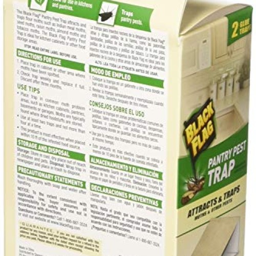 Black Flag Pantry Pest Traps - 8 Total4 Packages with 2 Traps Each