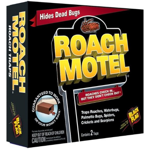 Black Flag Roach Motel Insect Trap, 2-Count, 12-Pack