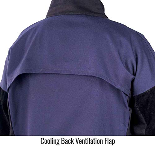 Black Stallion JH1016-NB BSX FR Cotton & Cowhide Hybrid Welding Ja...