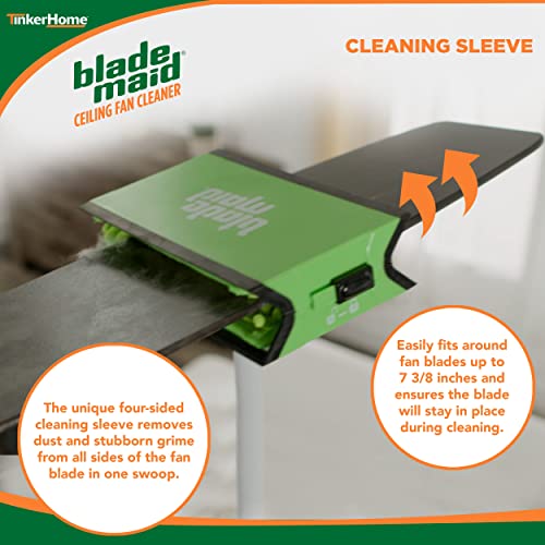 Blade Maid Ceiling Fan Cleaner- Cleaning Tool with 3 Foot Extendab...