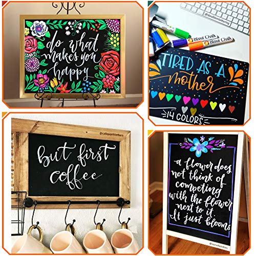 Blami Arts Chalk Markers and Chalkboard Labels Pack -14 Erasable L...